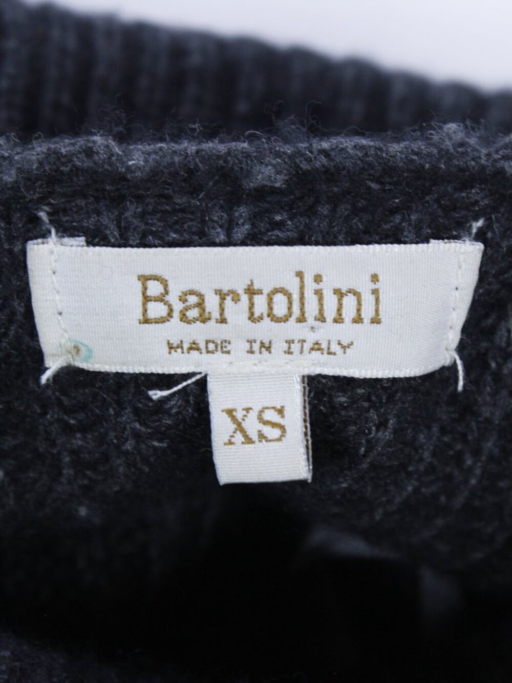 Bartolini Italia Women's Sweater – Charcoal Gray with Lime Green Trim – Size XS - Picture 2 of 6